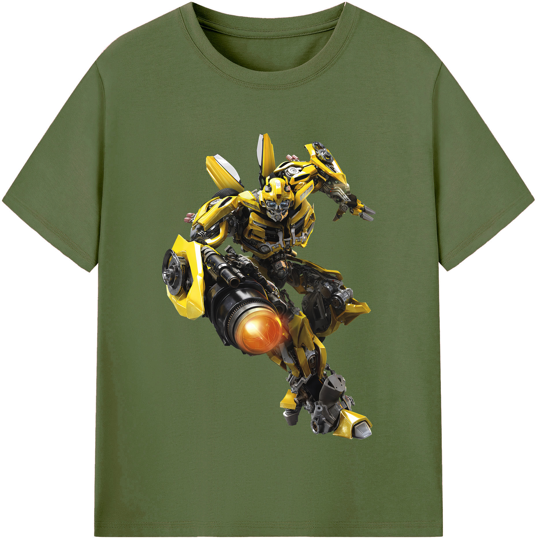 （画像用） Transformers トランスフォーマー 綿100％半袖Tシャツ（フロントプリント）